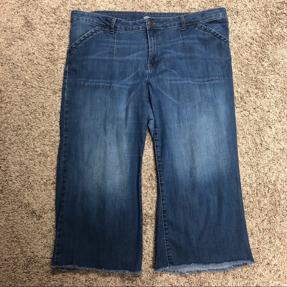 old navy fringe jeans